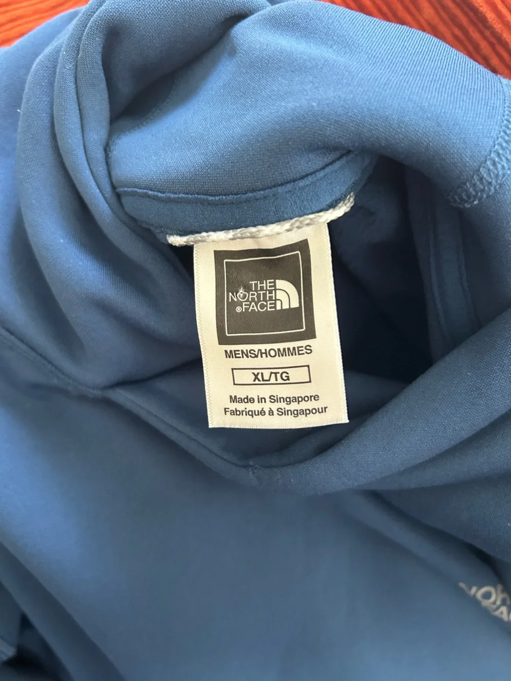 The North Face Men's Navy Pullover Hoodie - Never Stop Exploring